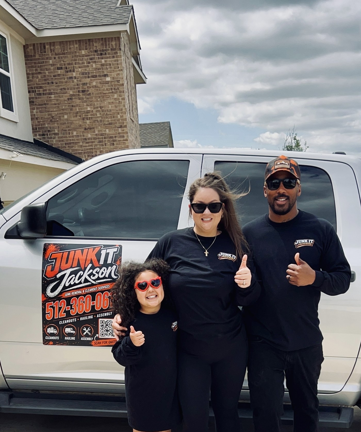 The Junk It Jackson team — local Georgetown TX junk removal family business